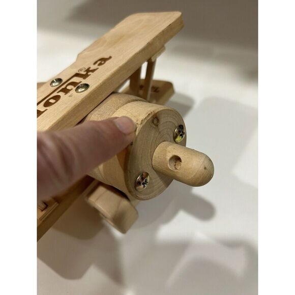 TONKA Bi-Plane Pre-Built Hard-to-Find Collectible ‼️3 Propellers Are Missing‼️ - Picture 8 of 9